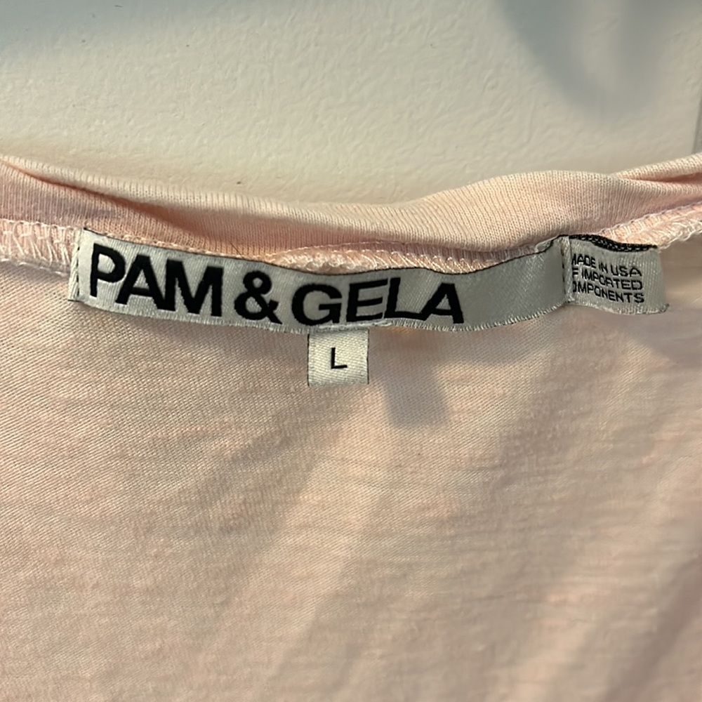 Pam & Gela cotton high-low shirt - Picture 2 of 3
